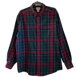 L.L. Bean Men’s Plaid Traditional Fit Button Down Collar
Long-Sleeve Shirt L EUC